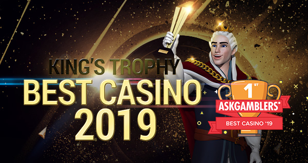 AskGamblers Awards 2019. King Billy wins Best Casino Award!