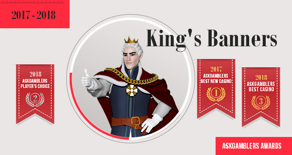 2 more AskGamblers Awards for King Billy!