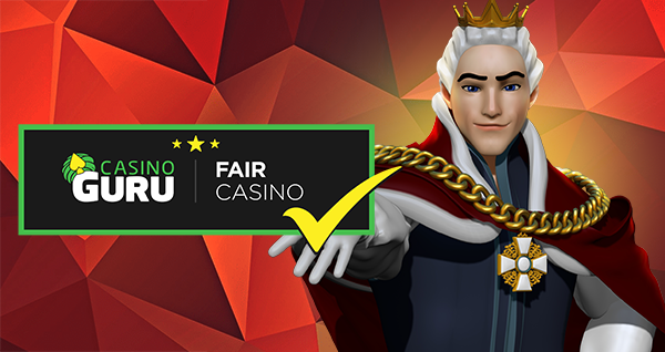 King Billy earns Casino Guru’s Fair Casino Badge!